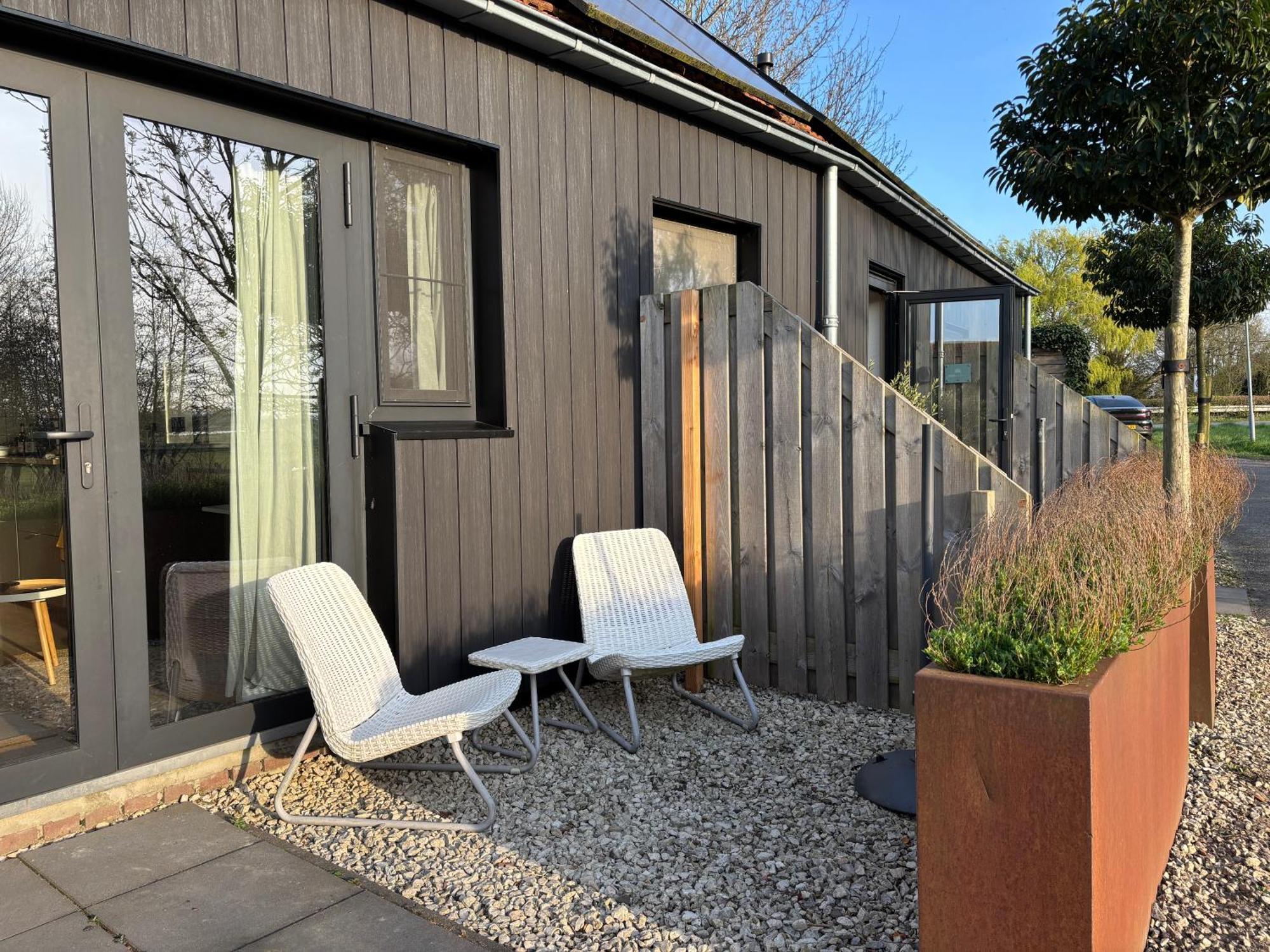 Romantisch Huisje Met Houtkachel & Airco Op 2,5Km Van Zee Groede Exterior foto